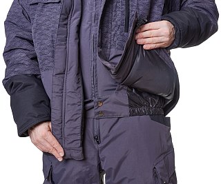 Костюм Grayling Тугур для рыбалки зимний -25 графит - фото 14