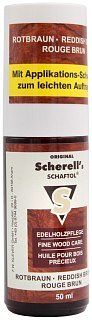 Средство Ballistol для обработки дерева Scherell Schaftol 50мл красно-коричневое - фото 1