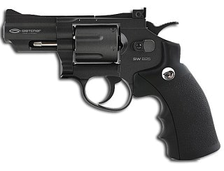 Револьвер Gletcher SW B25 металл пластик - фото 1