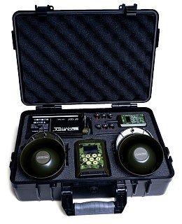 Манок электронный Hunterhelp Pro-3M ДУ Фонотека №7 2 динамика Альфа в кейсе - фото 2