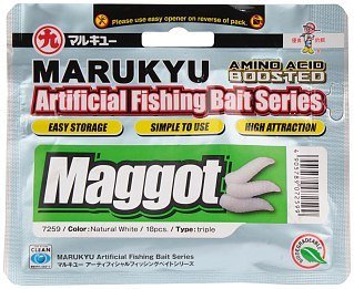 Приманка Marukyu Maggot white