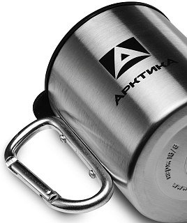 Термокружка Арктика невакуумная 350мл с карабином - фото 3