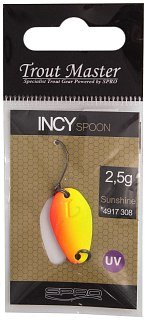 Блесна SPRO TM Incy spoon sunshine 2,5гр - фото 1