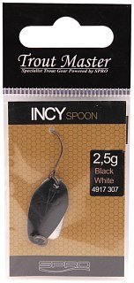 Блесна SPRO TM Incy spoon black and white 2,5гр