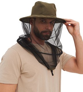 Панама-накомарник Huntsman Антигнус хаки смессовая - фото 7