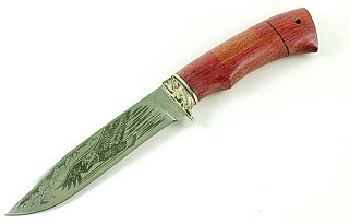 Нож ЗОК Олимп 9 сталь 65х13 рукоять кожа