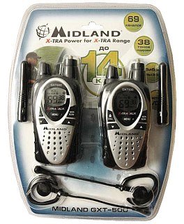 Радиостанция Midland GTX-500 без з/у блистер 2шт в комплекте  - фото 2