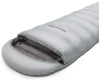 Спальник Naturehike RM40 Утиный пух серый р.L - фото 2
