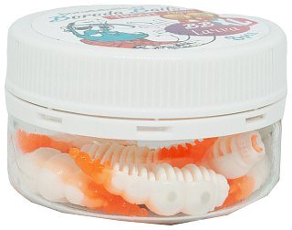 Приманка Boroda Baits Larva XL цв.белый/ярко-оранжевый 8шт