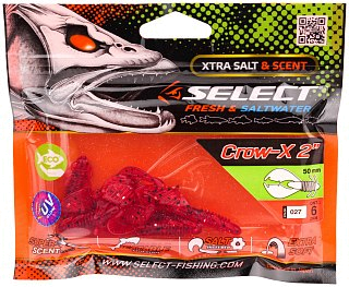 Приманка Select Crow-X 2" цв. 027 уп 6шт