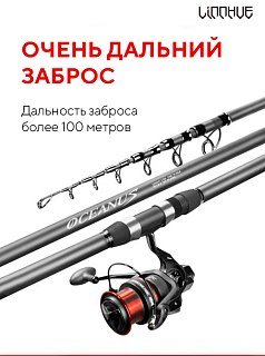 Удилище Riverzone Oceanus телескопическое 30-180гр 2,7м - фото 9