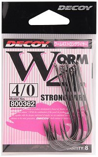 Крючки Decoy Worm 4 №4/0 8шт