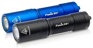 Фонарь Fenix E01 V2.0 синий 100 люмен - фото 2