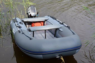 Лодка Boatsman BT340A надувная серо-графитовый - фото 7