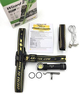 Фонарь Armytek Wizard Pro Magnet XHP50 USB белый - фото 6