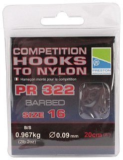Оснастка Preston Competition 322 To Nylon №16