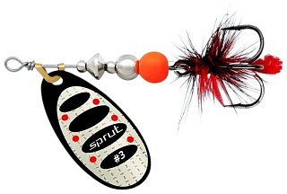 Блесна Sprut Caspia Spinner №3 7гр BKS