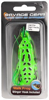 Воблер Savage Gear 3D Pop Frog 70 20гр green лягушка - фото 2
