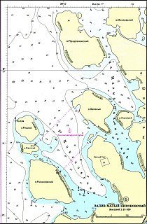 Карта Ладожского озера Юг лист 7, 8 - фото 2