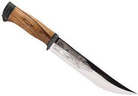 Нож Росоружие Атаман 95х18 рисунок орех