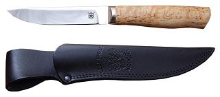 Нож Северная Корона Лис нержавеющая сталь карельская береза - фото 1