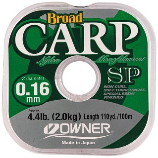 Леска Owner Broad carp special 100м 0,16мм
