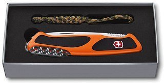 Нож Victorinox Ranger Grip 55 130мм 12 функций оранжевый - фото 3