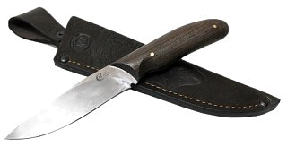 Нож ИП Семин Лис кованая сталь Х12МФ венге - фото 1