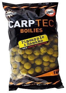 Бойлы Dynamite Baits Carp tec pineapple & banana 20мм 1кг