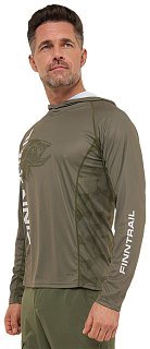 Лонгслив Finntrail Wave Big Fish 6609 Khaki - фото 3