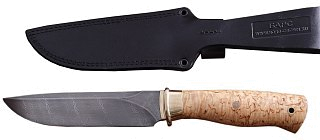 Нож Северная Корона Барс дамасская сталь карельская береза - фото 3