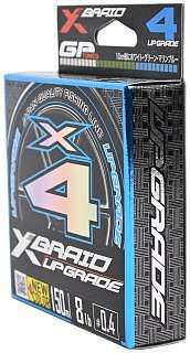 Шнур YGK X-Braid Upgrade X4 150м PE 0,4 3 colors - фото 2