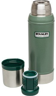 Термос Stanley Classic vacuum bottle 0,75л зеленый - фото 3