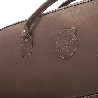Чехол ХСН Grand ружейный кейс с оптикой кожа коричневый 120см - фото 6
