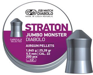 Пульки JSB Diabolo straton jumbo monster 5,5мм 1,645гр 200шт