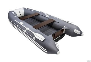 Лодка Мастер лодок Таймень 3600 НДНД графит светло-серый - фото 3
