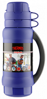 Термос Thermos 34-100 со стеклянной колбой 1.0л grey indigo - фото 1