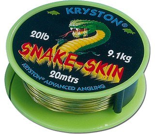 Поводочный материал Kryston Snake-skin camo multi 20м 20Ibs   - фото 1