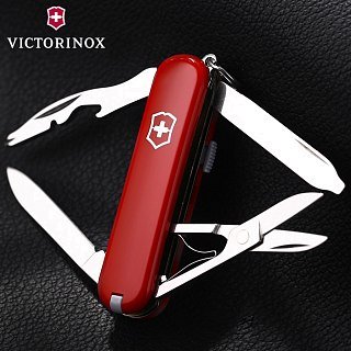 Нож Victorinox Manager 58мм 10 функций красный - фото 4