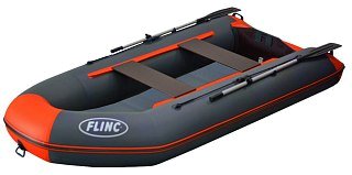 Лодка Flinc FT320KА надувная графитово-оранжевый