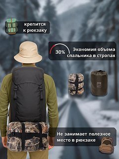 Спальник Прагмат от +5 до -22 мох - фото 6