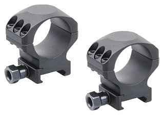 Кольца Vector Optics 30мм X-ACCU 1" высота 25,4мм низкие Picatinny XASR-3001P - фото 2