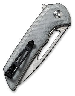 Нож Civivi Odium Flipper Knife G10 Handle (2.65" D2 Blade) gray  - фото 6