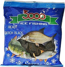 Прикормка Sensas 3000 0,5кг Perch black зимняя готовая 
