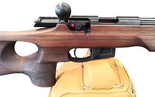 Карабин Anschutz 1761 D HB Walnut thumbhole 51,5см 22LR резьба - фото 4