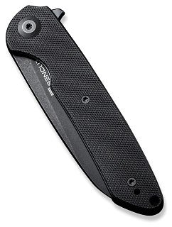 Нож Sencut Kyril Flipper Knife Black G10 Handle (3.19'' Black 9Cr18MoV Blade) - фото 4