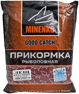 Прикормка MINENKO Good catch зимняя лещ красный