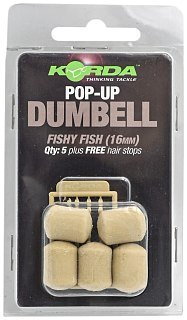 Приманка Korda Dumbell fishy fish pop-up 16мм