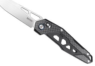 Нож SRM 9225-KB сталь D2 рукоять G10w/ carbon - фото 4