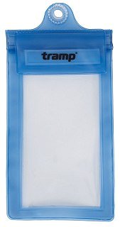 Гермопакет Tramp для мобильного телефона 110*215мм синий - фото 1